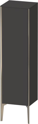 DURAVIT XViu Halbhochschrank 1330 mm – Anthrazit matt, Tip-on & Soft-Close, wandhängend