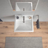 Duravit Waschtisch Starck 3 Vital 600 mm mit Überlauf und Hahnlochbank, weiß