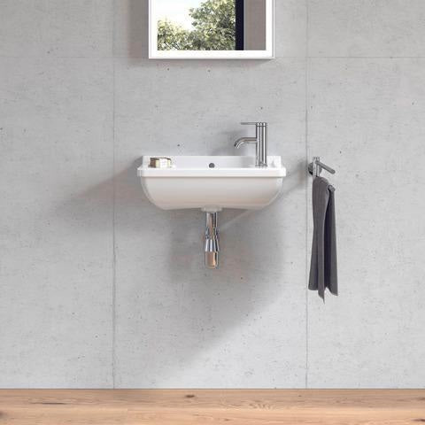 DURAVIT L-Cube Lichtspiegel 450 mm mit Sensorschalter und Dimmfunktion, Graphit Matt