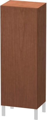 DURAVIT L-Cube Halbhochschrank 363x500x1320 mm, 1 Tür links, amerikanisch nussbaum