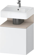 weiß matt / Nische taupe supermatt / weiß