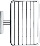DURAVIT Karree Seifenschale aus Messing in Chrom – 120 x 140 x 65 mm, wandmontiert