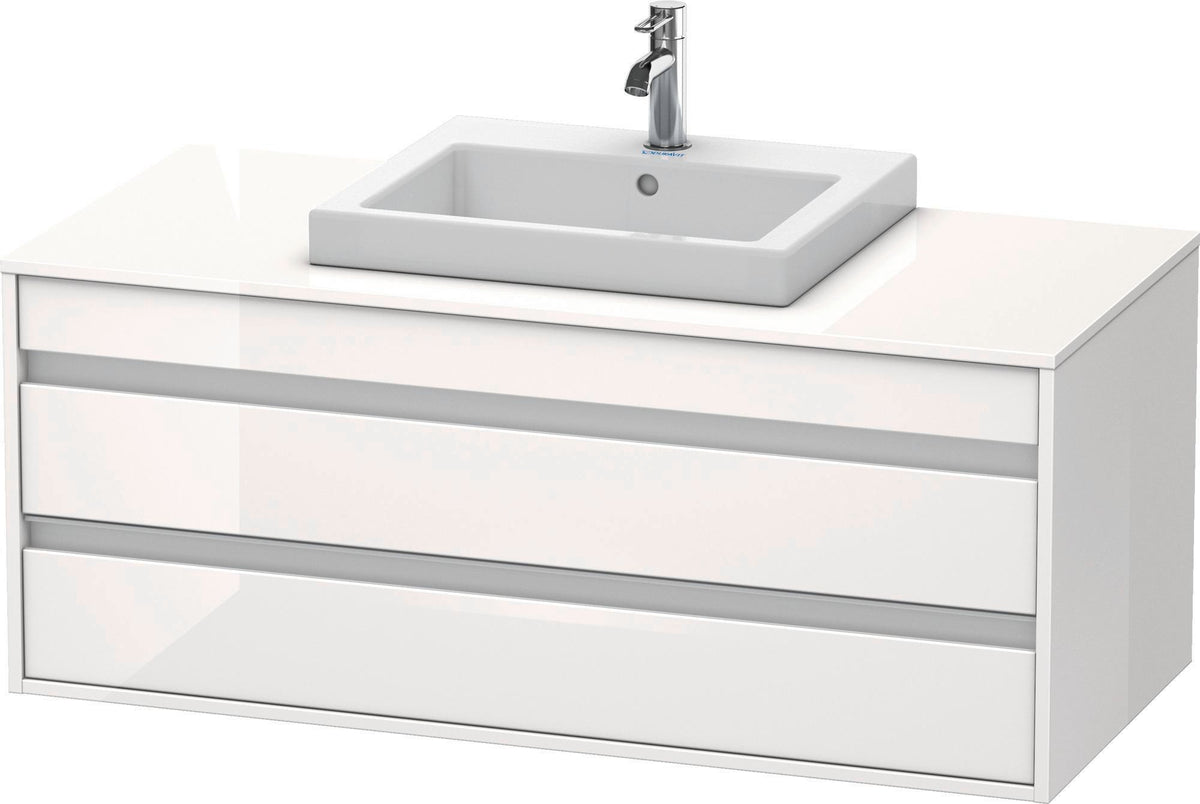 DURAVIT Ketho Waschtischunterbau wandhängend 1200 mm, 2 Schubkästen, weiß matt