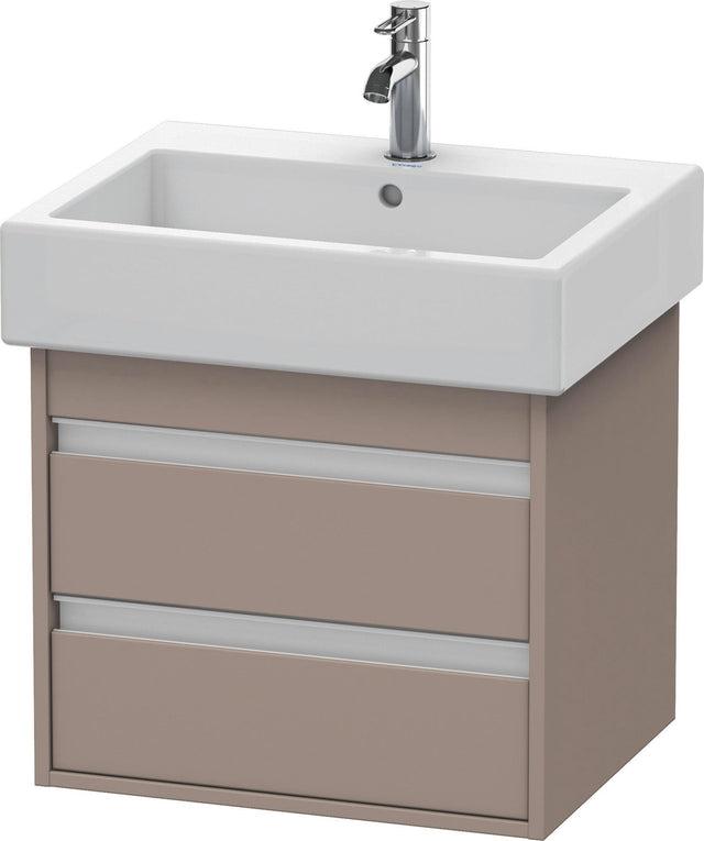DURAVIT Ketho Waschtischunterbau wandhängend 550 mm, 2 Schubkästen, basalt matt