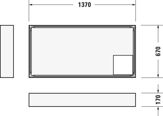 DURAVIT D-Code Duschwanne 1000x700 mm Weiß Sanitäracryl rechteckig