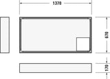 DURAVIT D-Code Duschwanne 1000x700 mm Weiß Sanitäracryl rechteckig