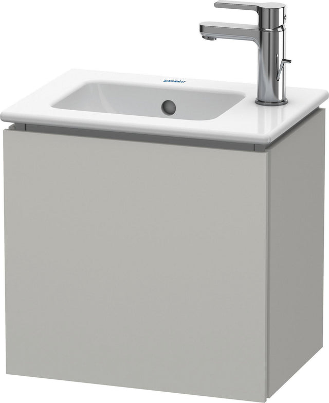 Duravit L-Cube Waschtischunterbau 294x420x400mm betongrau matt, 1 Tür rechts, wandhängend