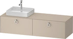 taupe seidenmatt / taupe seidenmatt / Mitteldichte Faserplatte (MDF)