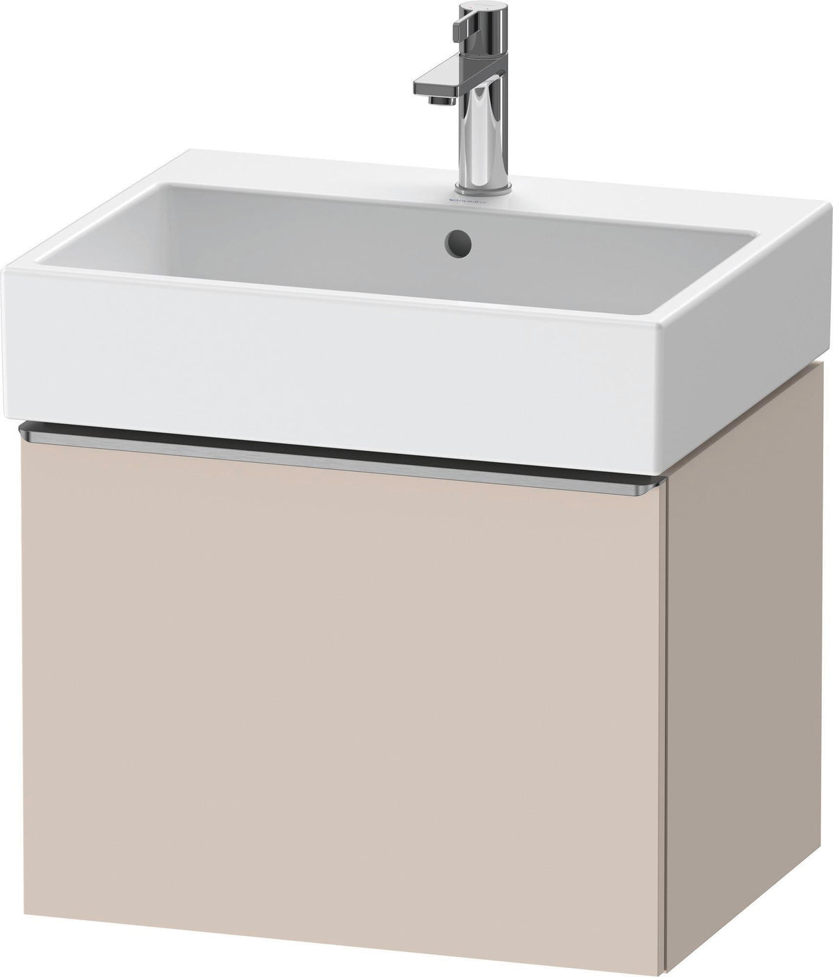 DURAVIT D-Neo Waschtischunterbau 584 mm wandhängend mit 1 Auszug, Griff Bronze, Weiß Matt