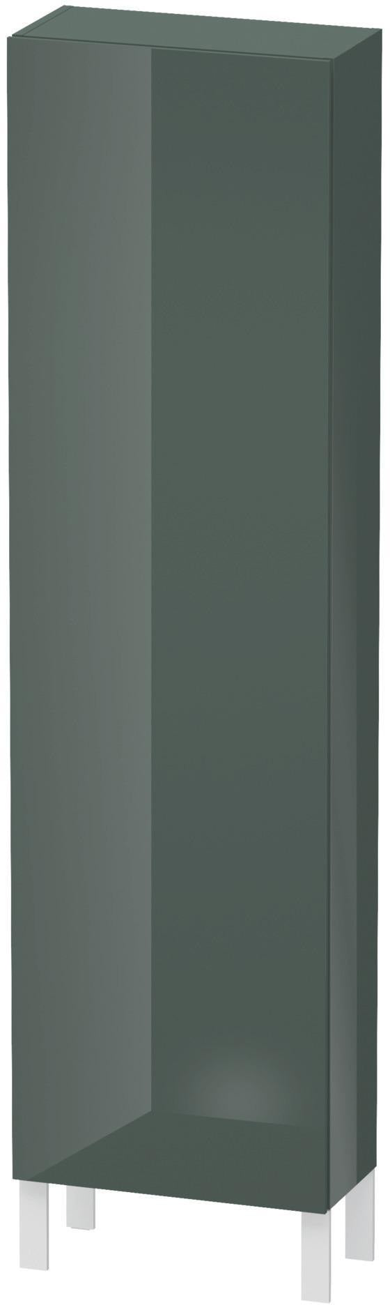 Duravit Hochschrank L-Cube 243x500x1760mm Nussbaum dunkel, 1 Tür rechts, wandhängend