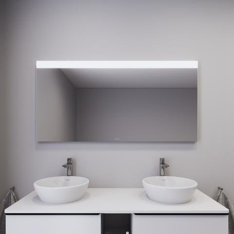 DURAVIT Licht & Spiegel Wandspiegel 600x700mm mit Beleuchtung, Heizung & Sensorschalter – Weiß