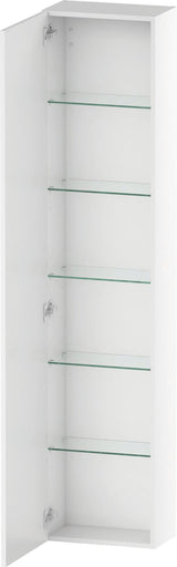 DURAVIT DuraStyle Hochschrank 400 mm betongrau matt, 1 Tür links, Soft-Close