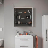 DURAVIT D-Code Spiegelschrank 650 mm, LED-Beleuchtung, Anschlag links, weiß