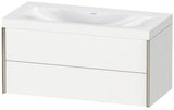 Duravit XViu Möbelwaschtischset 1000x480mm mit Viu Waschtisch und 2 Schubkästen