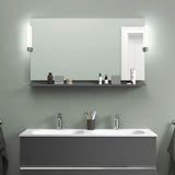 DURAVIT Sivida Spiegel 1250x650x36 mm mit LED, Dimmfunktion und Sensorschalter – Chrom/Weiß Matt