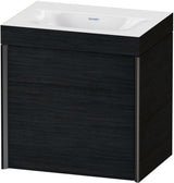 DURAVIT XViu Waschtischunterbauset c-bonded wandhängend 460x450x330 mm Eiche Schwarz