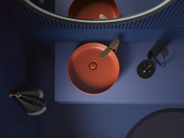 DURAVIT Wave Einhebel-Waschtischmischer XL Bronze Gebürstet ohne Zugstange