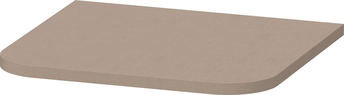 Duravit Abdeckplatte Happy D.2+ Taupe 403x364x16 mm mit Befestigungsmaterial