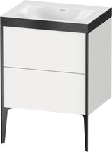 DURAVIT XViu c-bonded Waschtischunterbauset 600x480x610mm mit 2 Auszügen, weiß seidenmatt