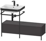 Duravit Happy D.2 Plus Waschtischunterbau 1200x490mm mit Metallkonsole, supermatt