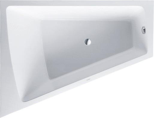 DURAVIT Paiova Badewanne 1700x1300 mm Einbau, Acryl, 1 Rückenschräge links, Weiß – 2-Sitzer