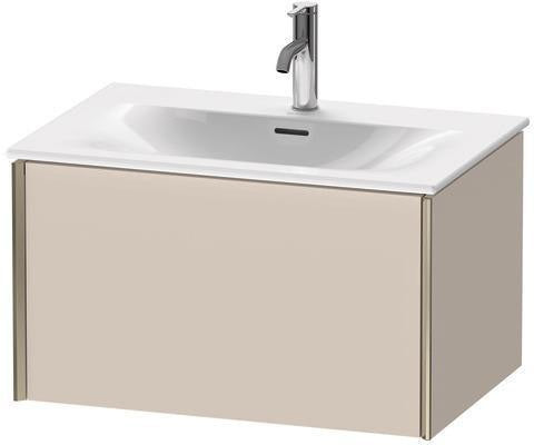 Duravit Waschtischunterbau XVIU 710x397x480mm Nussbaum Mitte – Wandhängend für Viu 234473