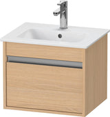 DURAVIT Ketho Waschtischunterbau 500 mm weiß matt, 1 Auszug, wandhängend, Soft-Close