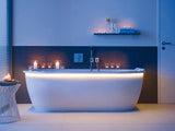 DURAVIT Darling New Badewanne 1900x900 mm Vorwand, weiß Acryl mit Gestell & 2 Rückenschrägen