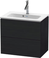 Duravit L-Cube Waschtischunterbau 620 mm Weiß Matt mit 2 Schubkästen und Tip-On Technik
