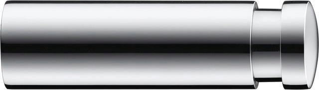 DURAVIT D-Code Handtuchhaken Chrom – Einfachhaken aus Messing für Wandmontage