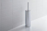DURAVIT D-Code Bürstengarnitur bodenstehend in Chrom – 89 x 89 x 385 mm, Messing verchromt