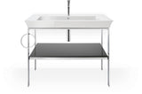 DURAVIT White Tulip Möbelwaschtisch 1050 mm Weiß mit Überlauf und WonderGliss