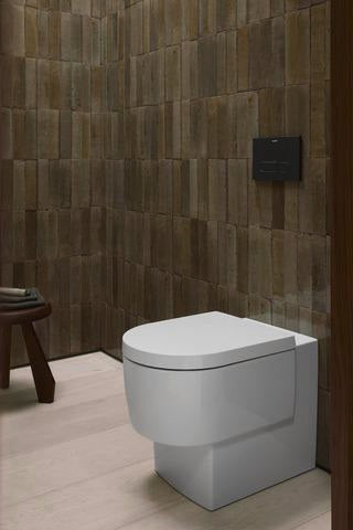 DURAVIT Balcoon WC-Sitz mit Absenkautomatik und Edelstahl-Scharnieren, Weiß Glänzend