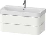 Duravit Waschtischunterbau Happy D.2 Plus 975 mm taupe supermatt mit Tip-On-Technik