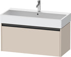 taupe supermatt / 1 Auszug / Waschtischunterbau