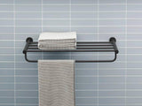 DURAVIT D-Code Handtuchablage 650 mm Chrom mit 4 Stangen & Handtuchhalter