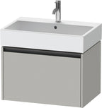 betongrau matt / 1 Auszug / Waschtischunterbau