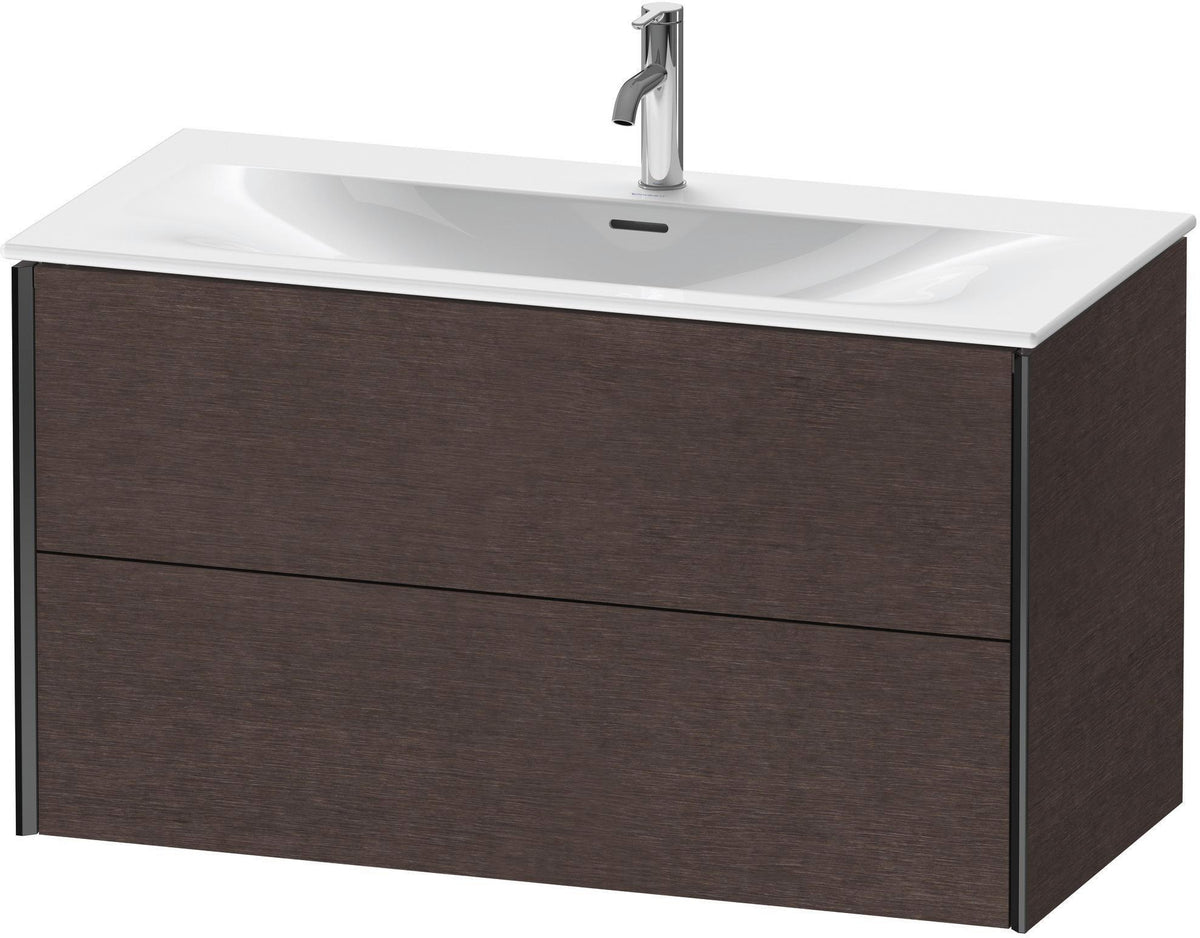 DURAVIT XViu Waschtischunterbau wandhängend 1010 mm, 2 Schubkästen, weiß matt – mit Tip-On-Technik