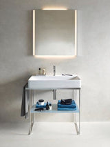 Duravit DuraSquare Glaseinleger für Metallkonsolen Cubic Line 380x770x8 mm