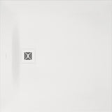 DURAVIT Sustano Duschwanne 800x800x30 mm Mineralguss Weiß Matt – Quadratisch, Bodenbündig