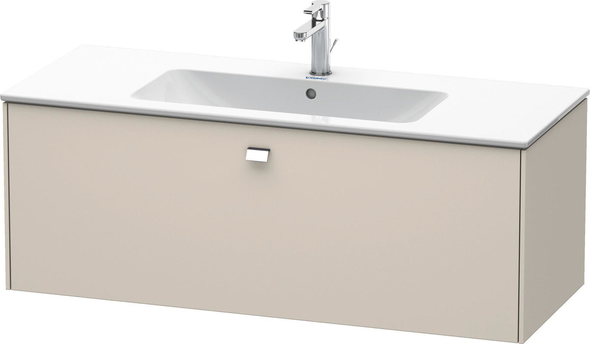 Duravit Brioso Waschtischunterbau 620 mm betongrau matt mit 1 Auszug und Soft-Close
