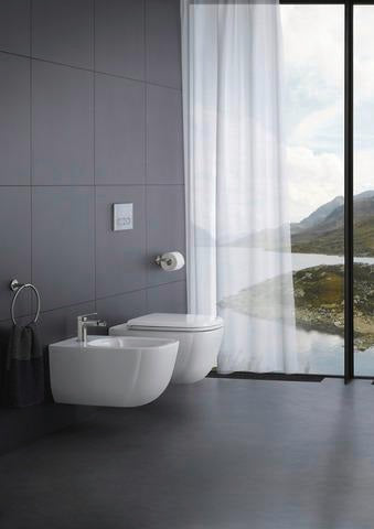 DURAVIT Wave Einhebel-Bidetmischer Chrom mit Keramikmischsystem und 128 mm Auslauf