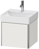 Duravit Waschtischunterbau XSquare 397x484x460mm, 1 Auszug, weiß matt – wandhängend für DuraSquare
