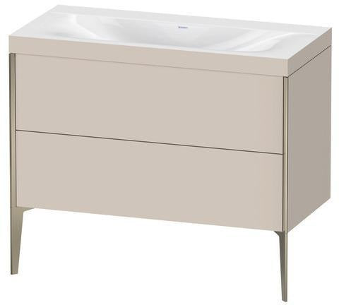 Duravit XViu Möbelwaschtischset 1000 mm mit Unterschrank und Viu Waschtisch