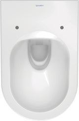 DURAVIT Wand-WC ME by Starck 570 mm spülrandlos mit WonderGliss Weiß