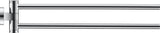 DURAVIT D-Code Handtuchhalter 2-armig schwenkbar 447 mm Chrom