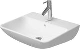 DURAVIT Waschtisch ME by Starck 550 mm Weiß Seidenmatt mit Überlauf und Hahnloch