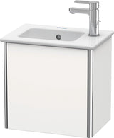Duravit XSquare Waschtischunterbau 1 Tür rechts 400x410x289 mm Weiß Seidenmatt