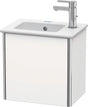 Duravit XSquare Waschtischunterbau 1 Tür rechts 400x410x289 mm Weiß Seidenmatt