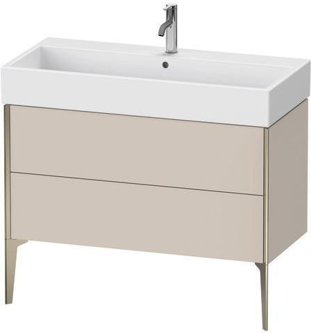 Duravit Waschtischunterbau XViu 984 mm weiß matt mit Tip-On-Technik für Vero Air